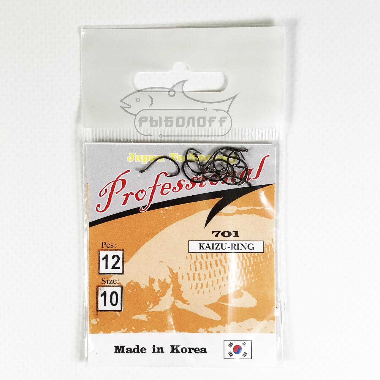 Гачки Professional 701 розмір 10 кількість 12