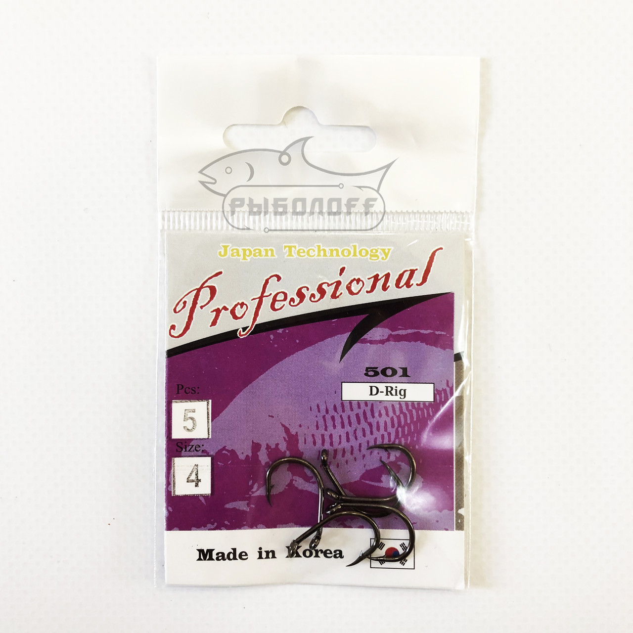 Гачок Professional 501 розмір 4 кількість 5