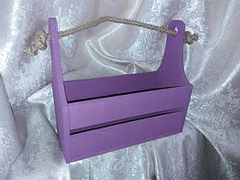 Деревянный ящик для декора