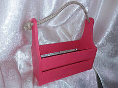 Деревянный ящик для декора 2