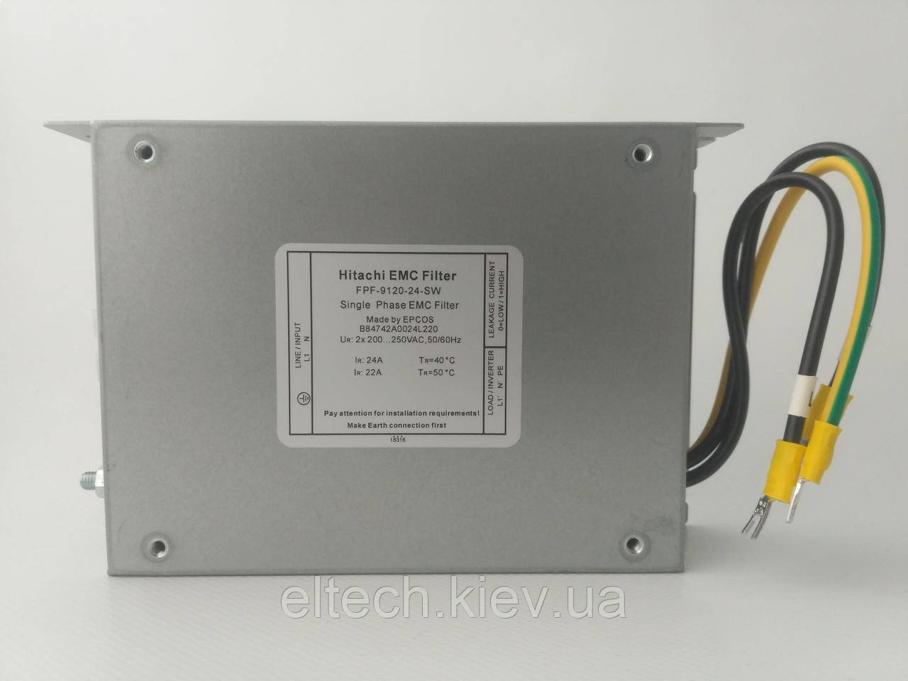 FPF-9120-24 для WJ200-(015, 022)SF. Фільтр мережевий