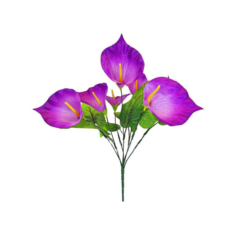 Букет штучний "Калли" на 7 голів 400 мм мікс кольорів, фото 1