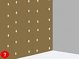Ефективна тонка звукоізоляція стін полотном Tecsound 2FT 80 з двостороннім повстю, товщина 24 мм., фото 4