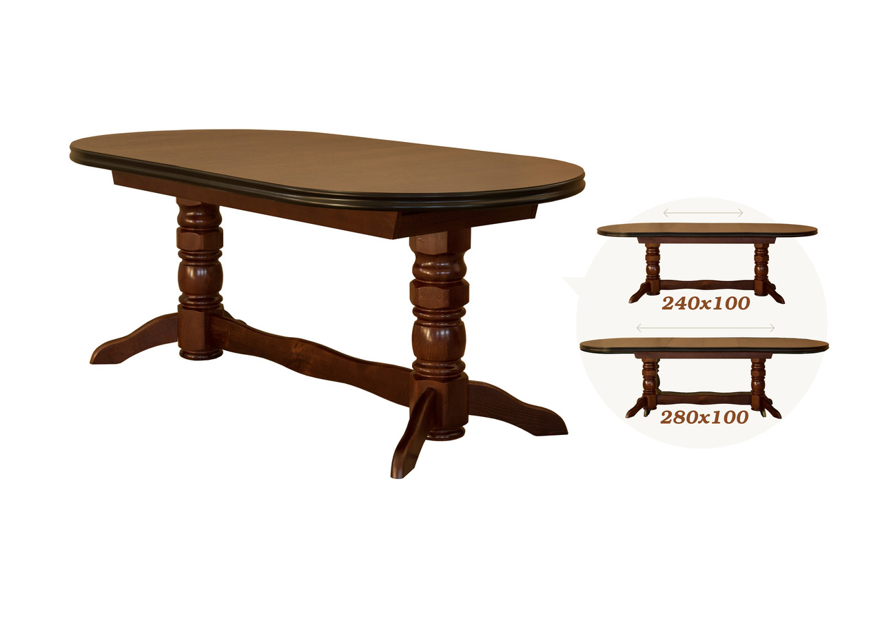 Стол деревянный раскладной СТ - 9 (ID#917221609), цена: 16881 ₴, купить ...