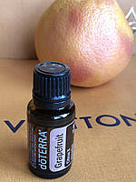 Ефірна олія Грейпфрут Grapefruit doTERRA (Citrus X paradisi) влучить Набудова і Кожу, 15 мл