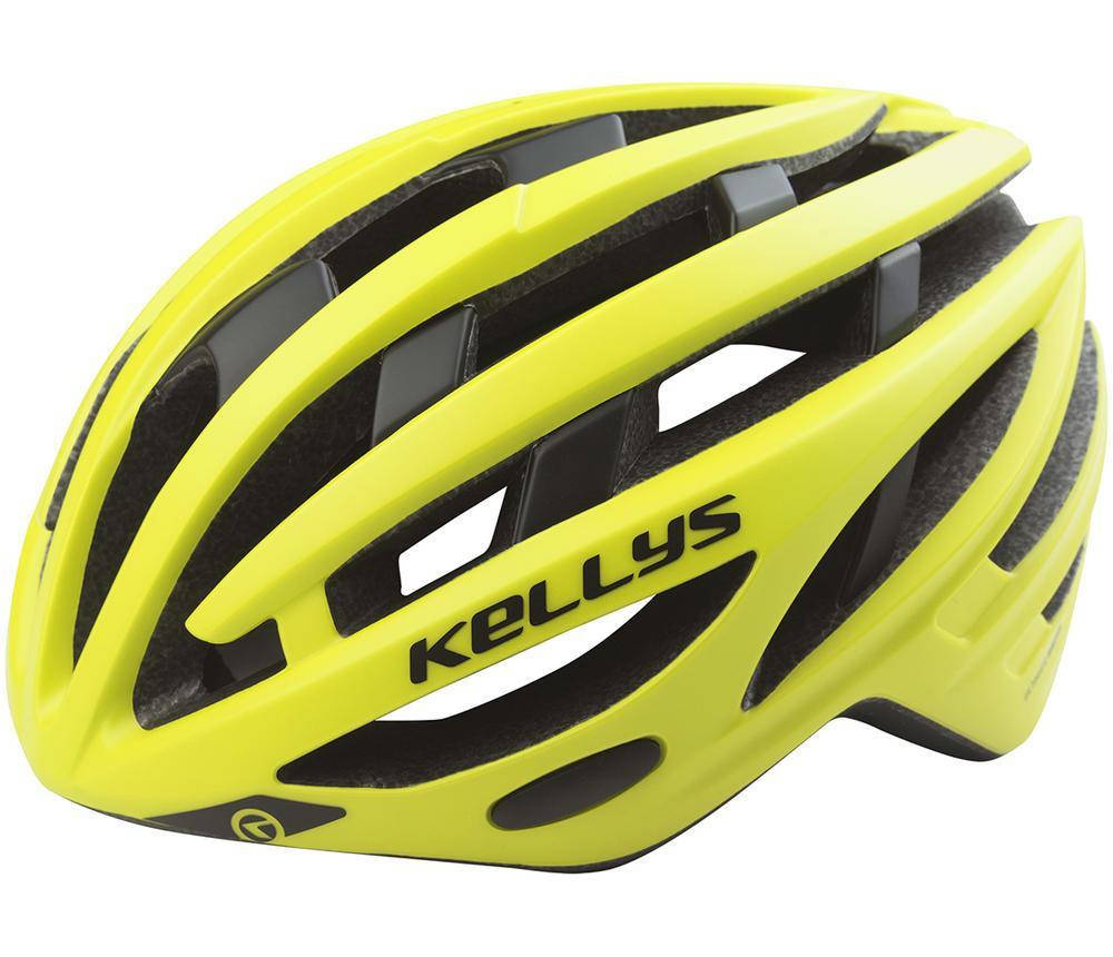 Шолом велосипедний KLS SPURT S-M Neon Yellow, фото 2