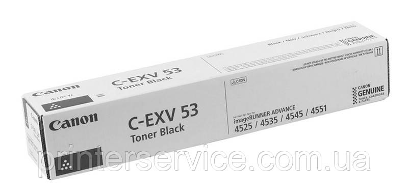 Тонер-картридж Canon C-EXV 53 Black для iR-adv 4525i/ 4535i/ DX 4725i/ DX 4735i (0473C002)