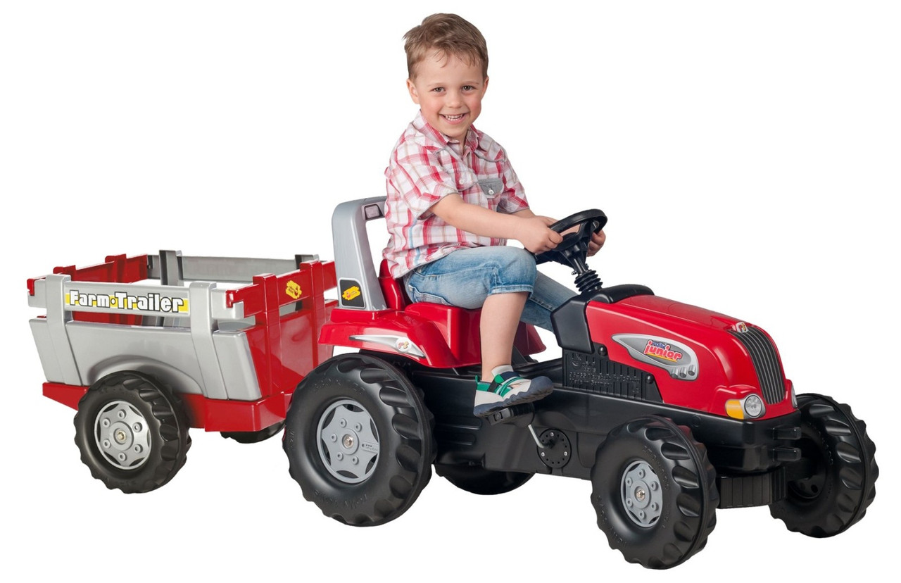 Дитячий трактор Rolly Toys 800261, c причепом