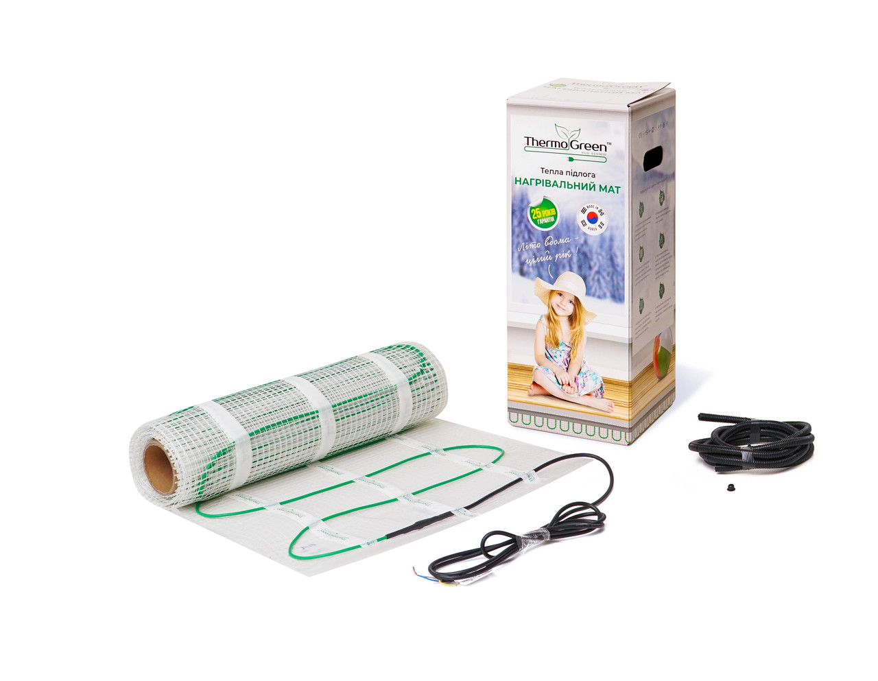 Мат нагревательный экранированный 150 Вт/м.кв ThermoGreen 2,5 м.кв