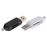 OTG USB Micro USB MicroSD SD картридер для Android