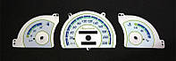 ProSpirit - Накладки на панель приборов для Opel VEKTRA, White & Blue, F40