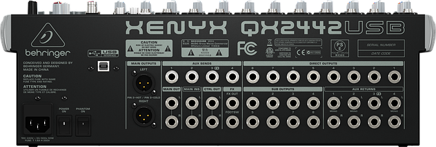 Мікшер Behringer XENYX QX2442USB, фото 4