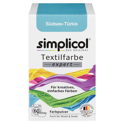 Фарба Simplicol для зміни кольору 150 г бірюзова, фото 1