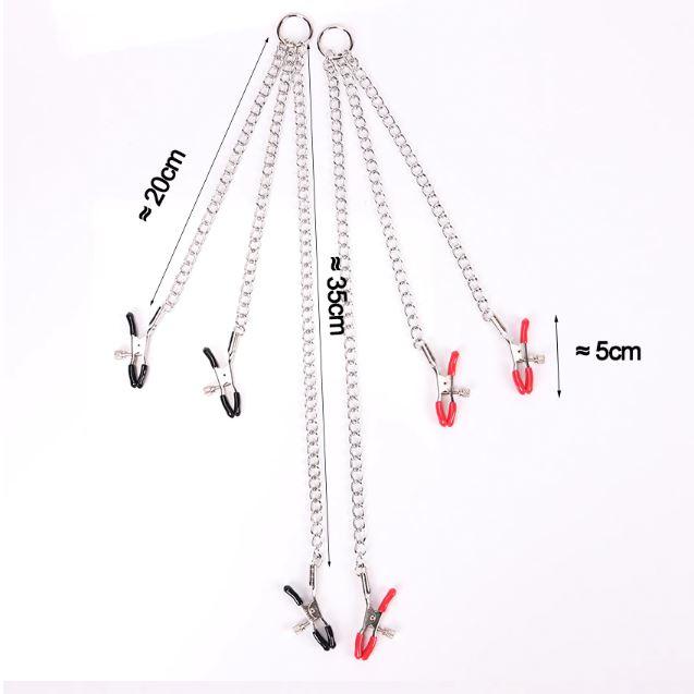 Потрійний затискач для сосків і клітора Bound Boobs, фото 1