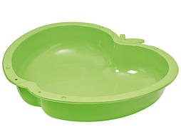 УЦІНКА Дитяча Пісочниця без кришки - яблуко, 116x100x25 см, зелений, пластик (10-515-2)