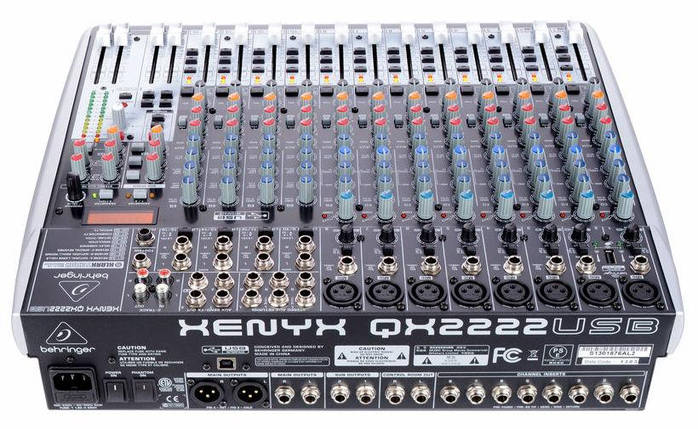 Аудіомікшер Behringer XENYX QX2222USB, фото 4