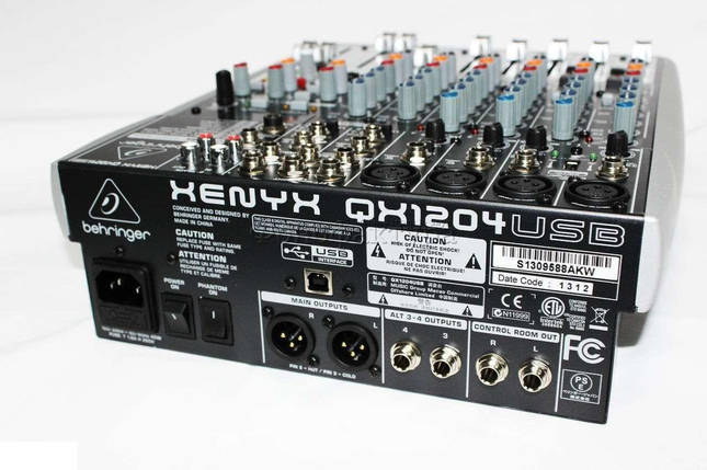 Звук мікшерний пульт Behringer XENYX QX1204USB, фото 3