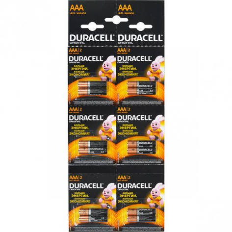 Батарейка Duracell LR-03 ААА (уп 2 шт.), фото 1