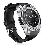 Смартгодинник (Smart Watch) Розумний годинник V8 silver, фото 2