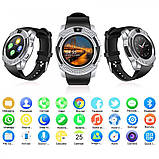 Смартгодинник (Smart Watch) Розумний годинник V8 silver, фото 4