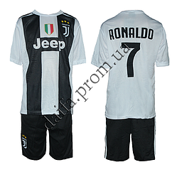 Спортивна форма для футболу 1812 ФК Juventus RONALDO (6-14 років). Доставка з Одеси.