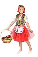 Карнавальный костюм Красной шапочки Рост 118-124 см