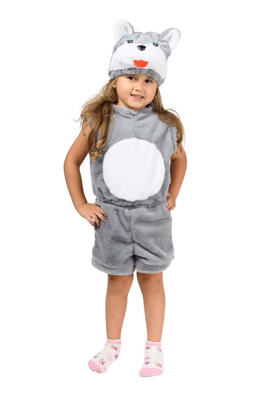 Карнавальный костюм серого Котика для малышей - фото 3 - id-p917396581