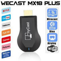 Медіаплеєр AnyCast MX18 Plus (Google) бездротовий смарт-адаптер 1080P Full HD Wifi TV Stick , фото 2