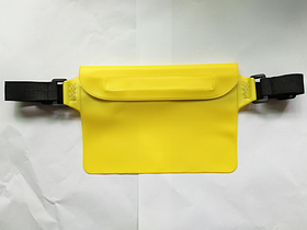 Водонепроникна сумка-чохол для телефона Жовта