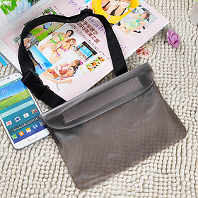 Водонепроникна сумка-чохол для телефона Чорна