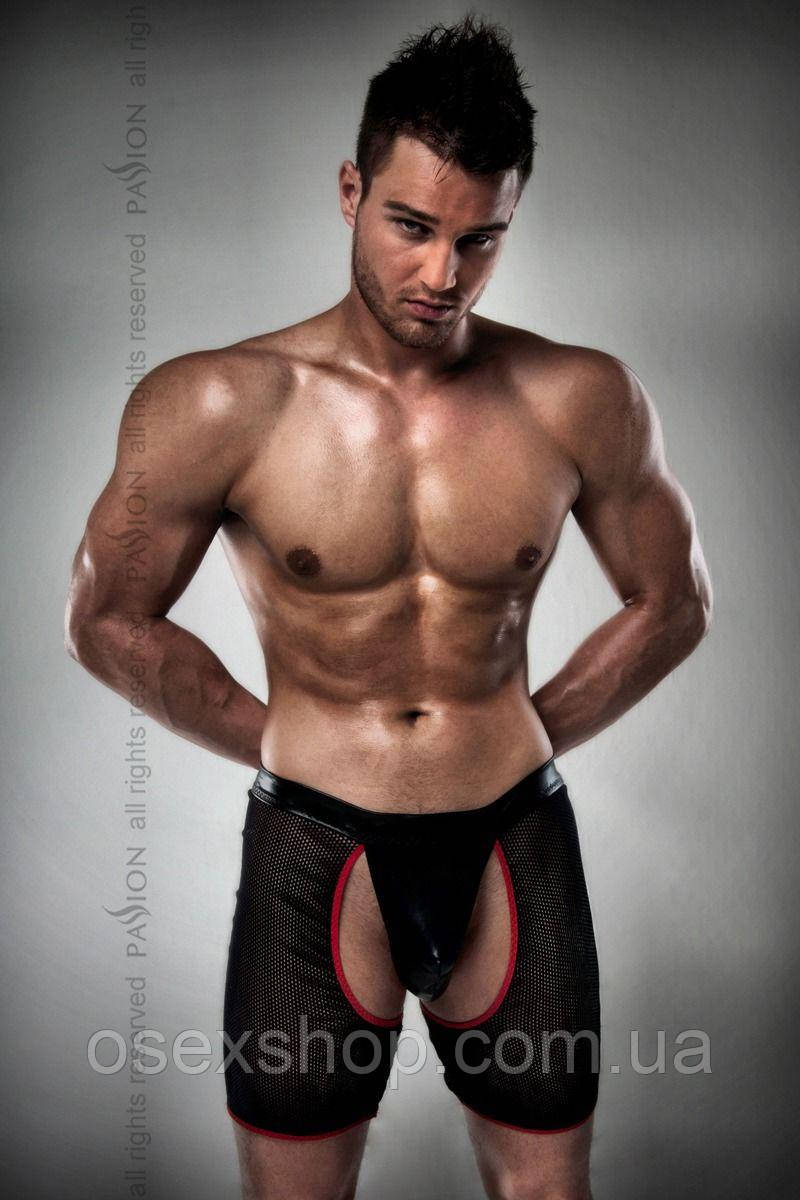 Розпад!!! Чоловічі трусики-шорти Passion 012 THONG black L/XL