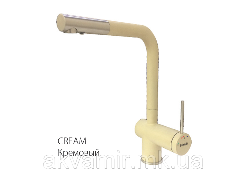 Змішувач Fabiano FKM 31.12 SS Вершковий (CREAM) з підключенням до фільтру, фото 1