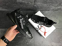 Модні кросівки Nike air max 270 x Supreme, чорні 44р, фото 3