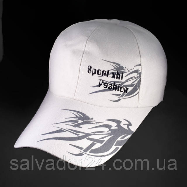 Бейсболка Sport Fashion белая