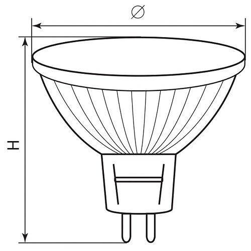 Лампа Галогенова MR16 35W GU5.3, фото 2