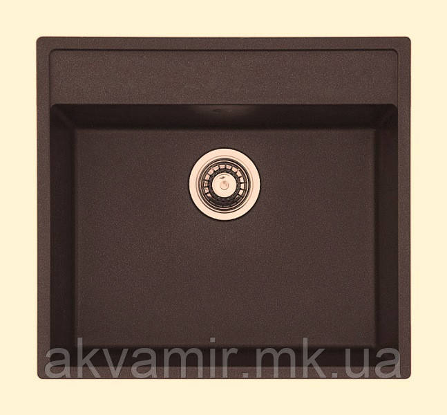 Мийка для кухні Fabiano Quadro 56x51 Еспрессо (ESPRESSO), фото 1