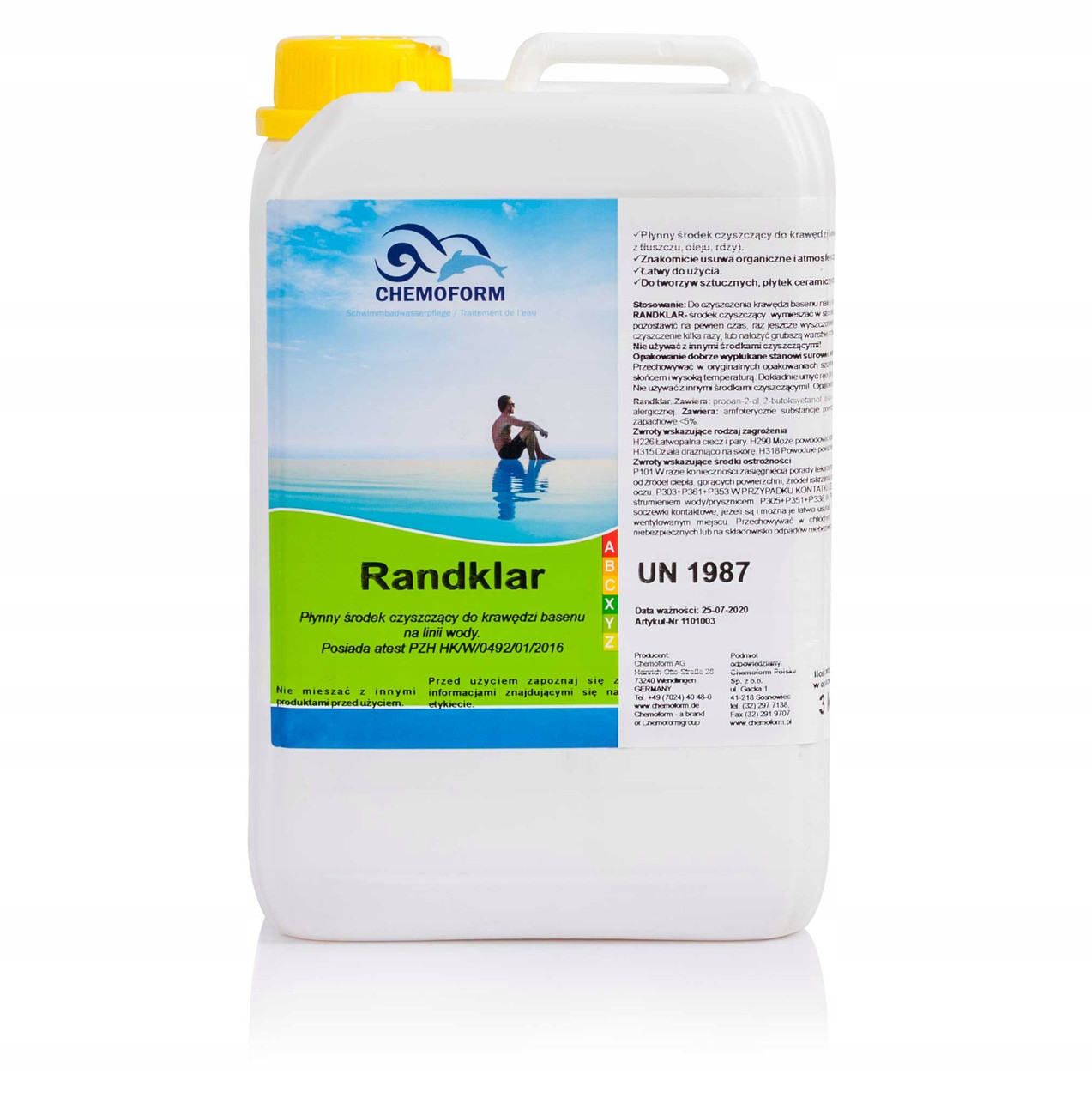Средство для мытья ватерлинии Randclar Chemoform, 3 л