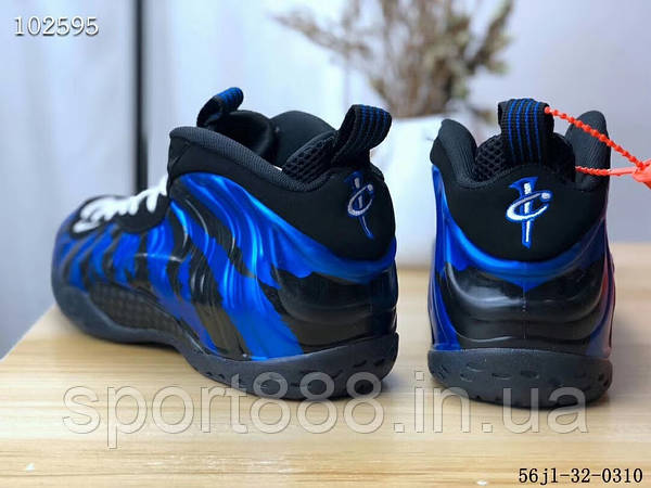 Nike air foamposite blue discount