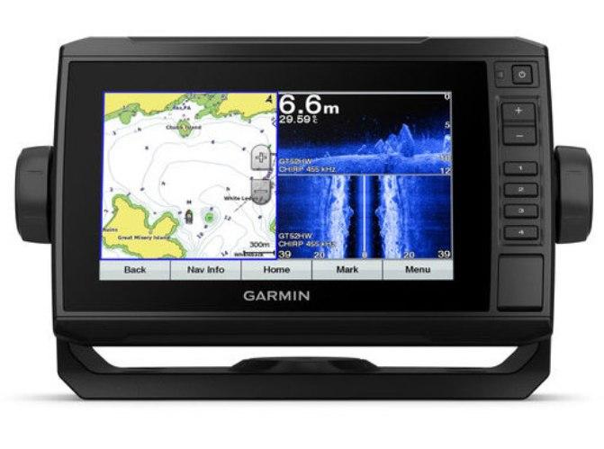 Ехолот з GPS навігатором Garmin echoMAP Plus 72cv With Transducer, фото 1