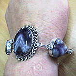 Елегантний браслет із контрастним аметистом, фото 3