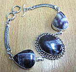 Елегантний браслет із контрастним аметистом, фото 5