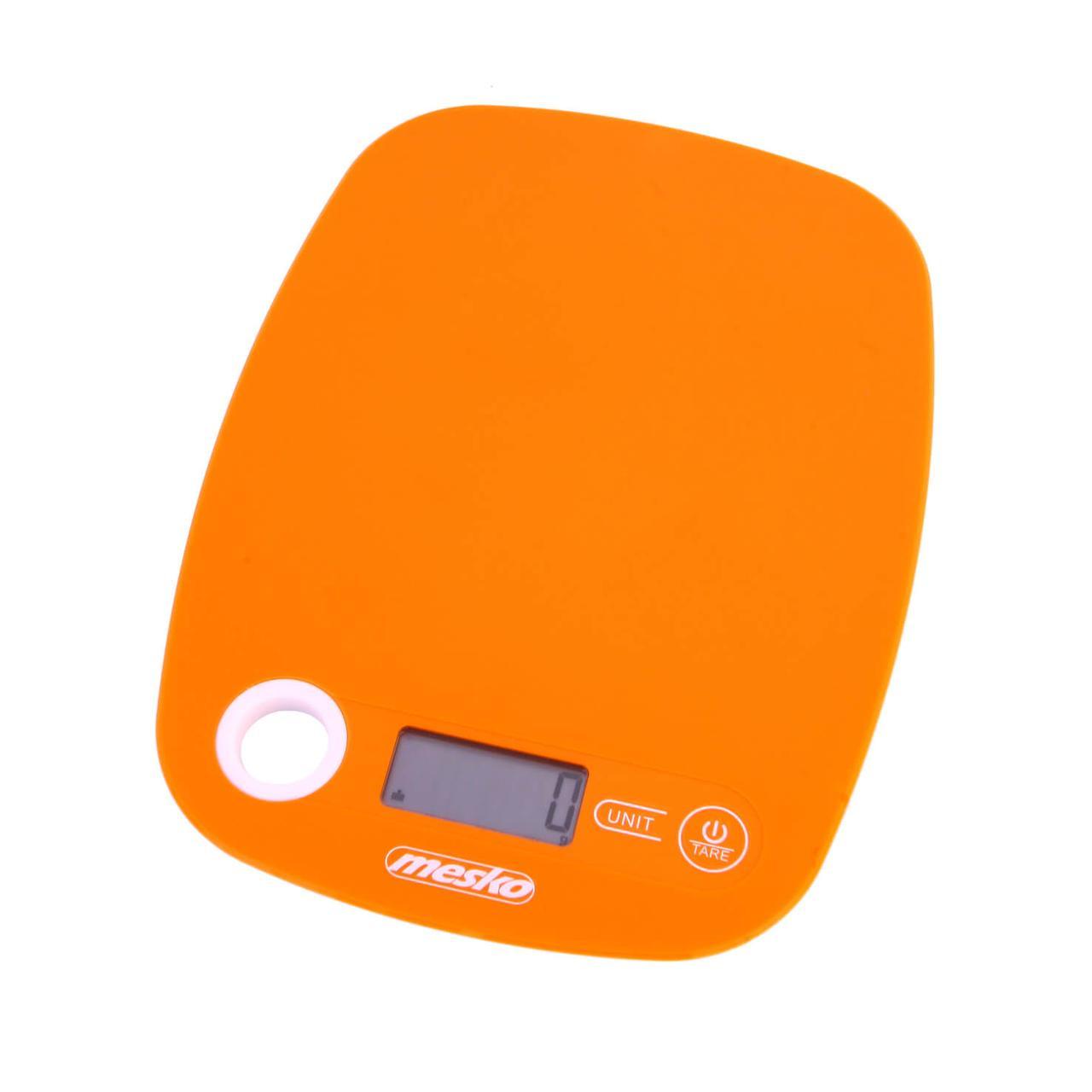 Нові якісні і прості у використанні кухонні ваги Mesko MS 3159 Orange з Європи з гарантією