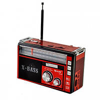 Радіоприймач RX-381 red Golon USB/SD функцією знімним акумулятором і ліхтариком