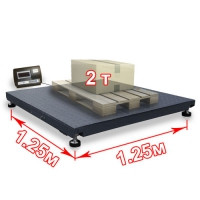 Ваги платформні 2 т 1,25х1,25 м