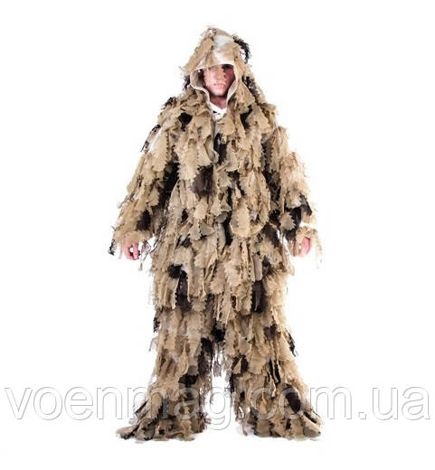 Костюм маскувальний пустельний Ghillie Suit Oak Leaf 3 D, MMB