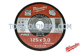 Диск відрізний по металу Milwaukee PRO+ 125x3x22.2 мм 4932451492