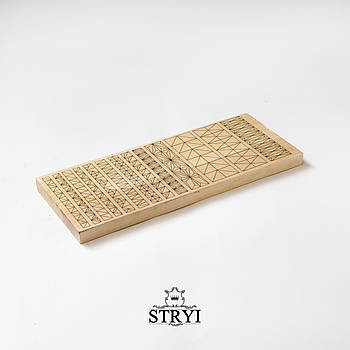 Дошка тренувальна STRYI для різьблення з кресленням, липа, 300х100х20мм