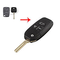 Корпус викидного ключа Volvo 3 кнопки