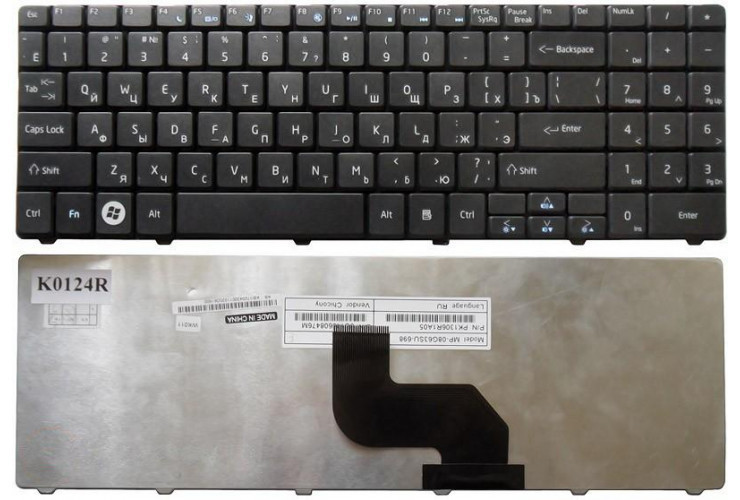Клавіатура для ноутбука Acer MP-08G63SU-528, MP-08G63SU-698, MP-08G63SU-6981, MP-08G63SU-6982