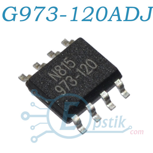 G973-120ADJF11U, стабілізатор напруги LDO регульований 0.8-5В 4А, SOP8